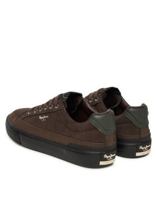 Pepe Jeans Sneakersy Ben Evolution M PMS300001 Brązowy