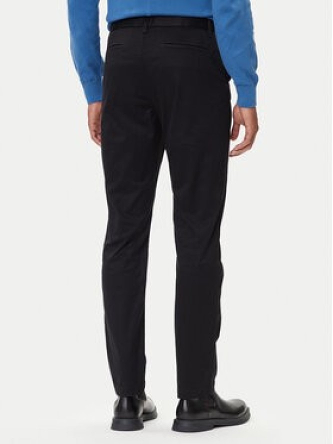 Calvin Klein Chinosy LV040EM633 Czarny Slim Fit