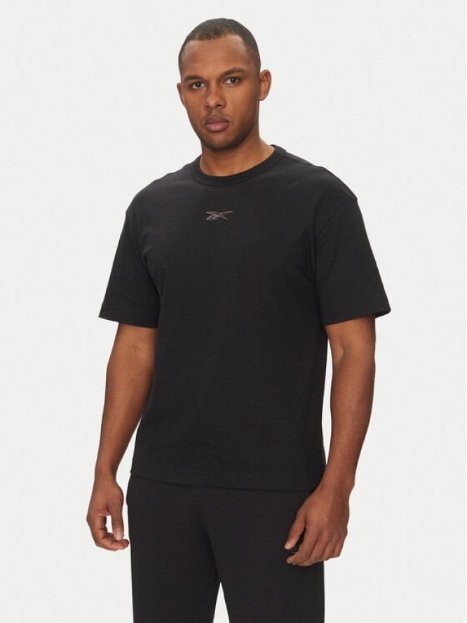 Reebok T-Shirt 100214893 Czarny Regular Fit