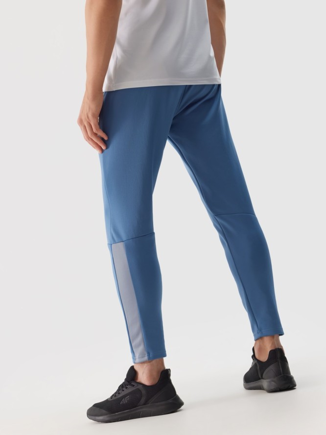 4F Spodnie treningowe szybkoschnące męskie - niebieskie 3XL