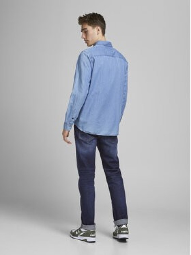 Jack & Jones Jeansy Clark 12177444 Granatowy Regular Fit