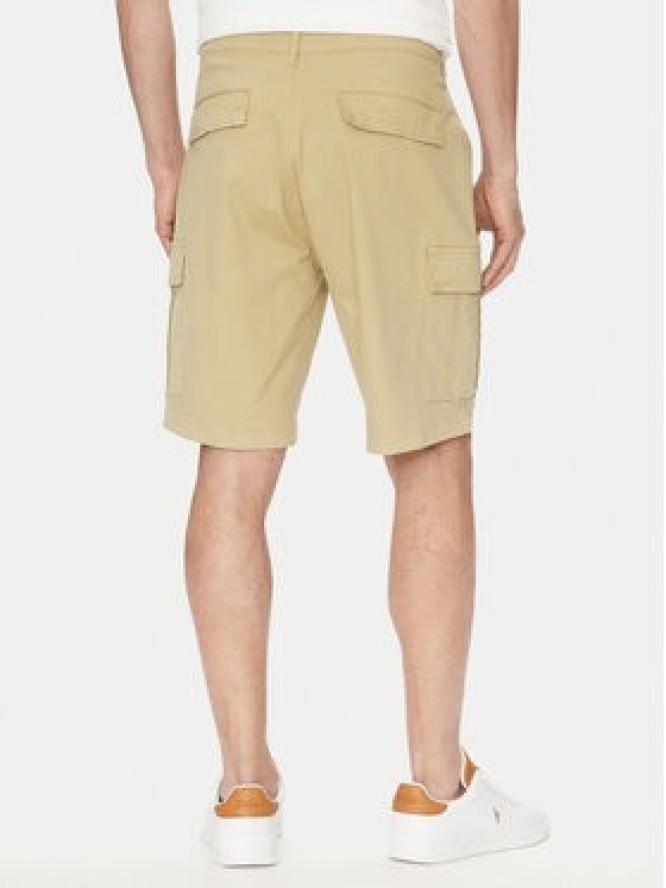 La Martina Szorty materiałowe MAB002 TW536 Beżowy Regular Fit