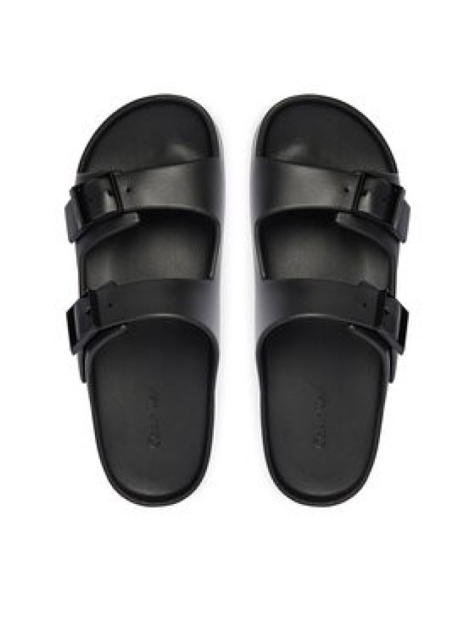 Calvin Klein Klapki Ergon Eva Double Bar Sandal HM0HM02116 Czarny