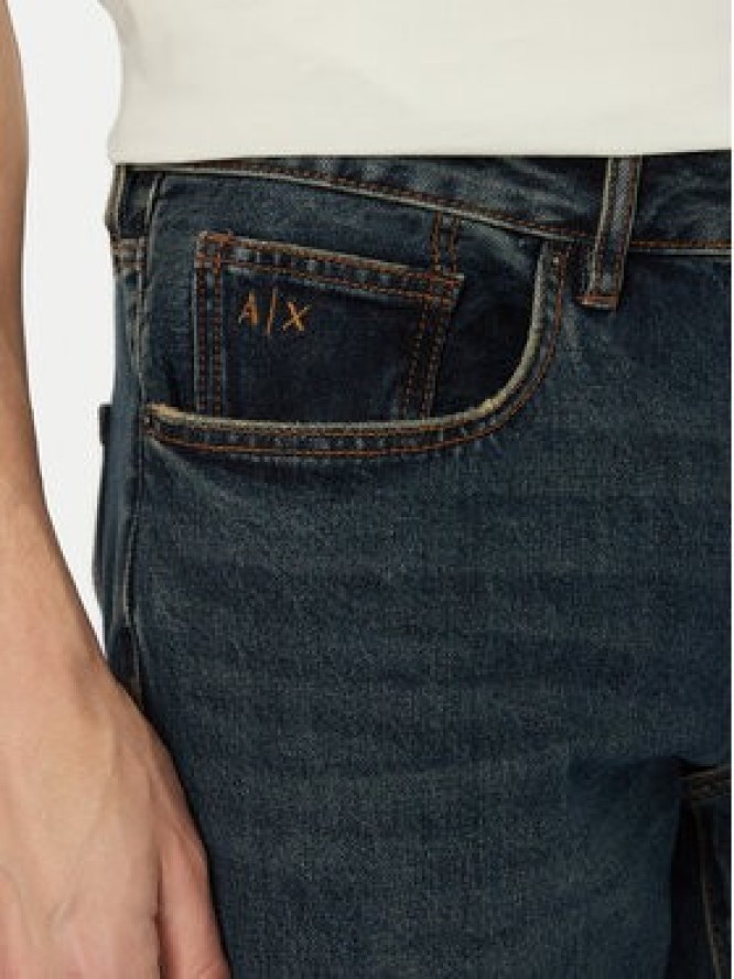 Armani Exchange Jeansy XM000049 AF24460 MB001 Granatowy Slim Fit