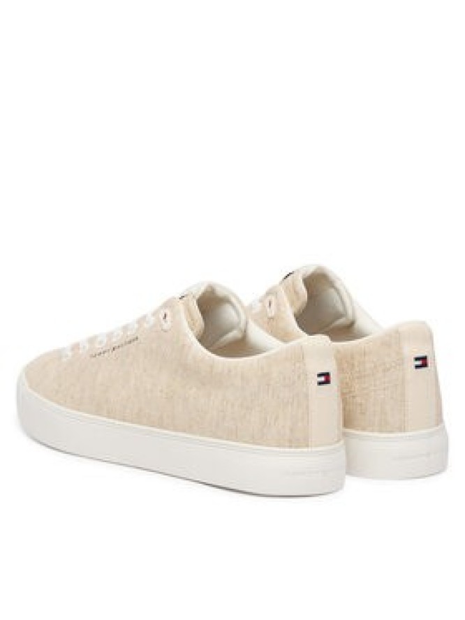 Tommy Hilfiger Sneakersy Th Hi Vulc Core Low Chambray FM0FM05818 Beżowy