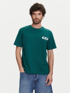 Gap T-Shirt 768925-02 Zielony Regular Fit