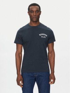 Barbour T-Shirt Preppy MTS0502NY31 Granatowy Tailored Fit