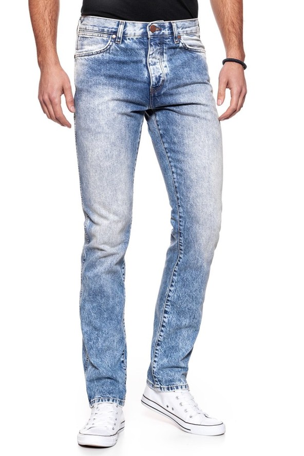 SPODNIE MĘSKIE WRANGLER SPENCER GLASTON BLUE W16AGW13S 112127214
