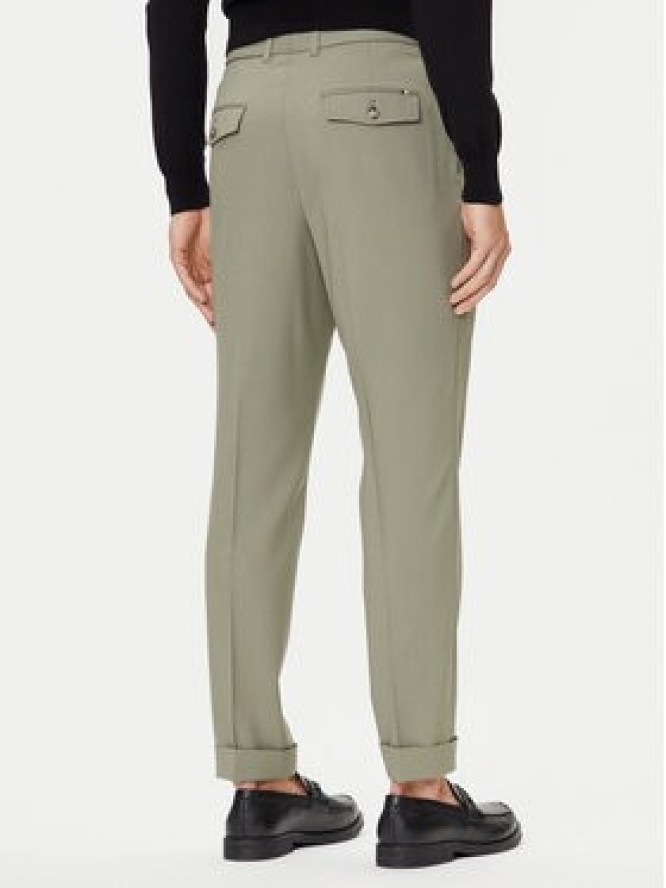 BOSS Spodnie materiałowe C-Perin-DPL 50545822 Zielony Tapered Fit