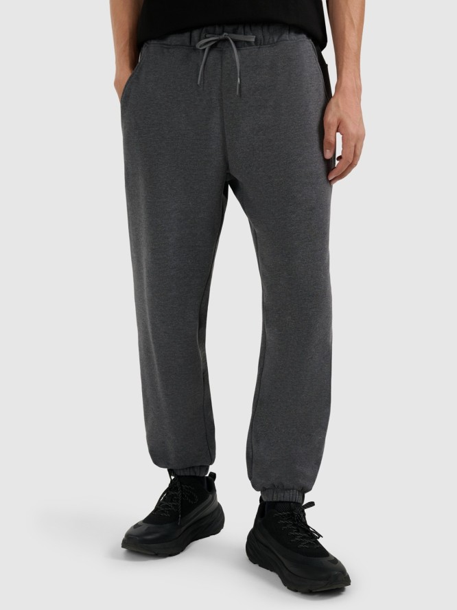 4F Spodnie dresowe joggery męskie - szare M