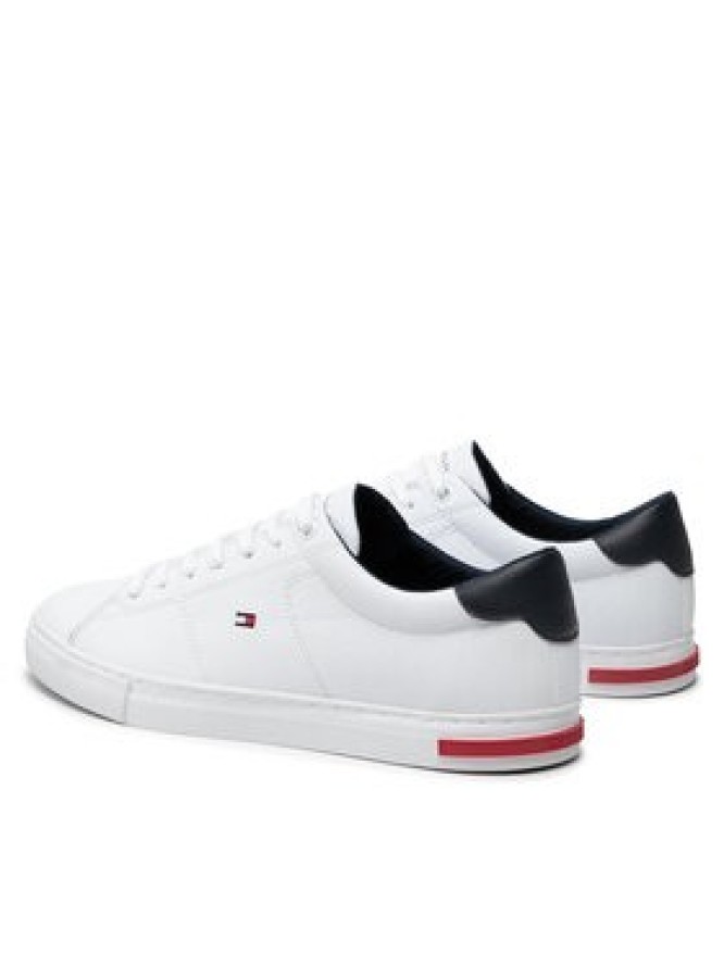 Tommy Hilfiger Sneakersy Essential Leather Detail Vulc FM0FM04047 Biały
