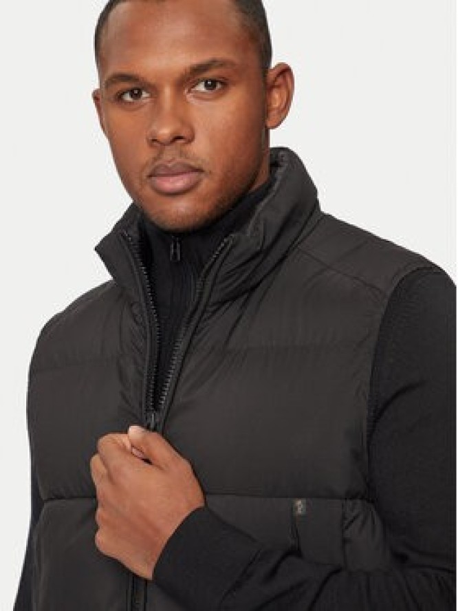 Paul&Shark Bezrękawnik 14312614 Czarny Regular Fit