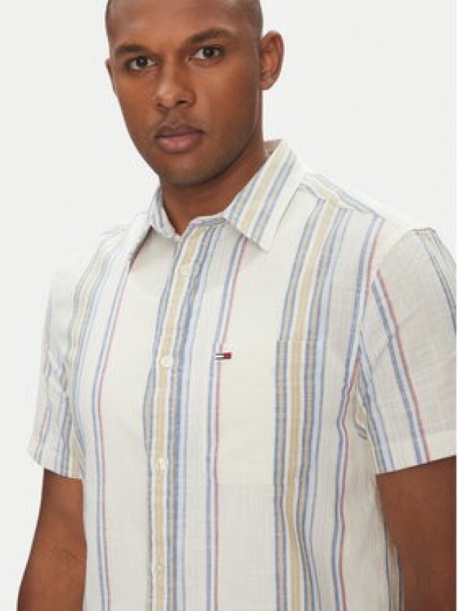 Tommy Jeans Koszula DM0DM21302 Beżowy Regular Fit
