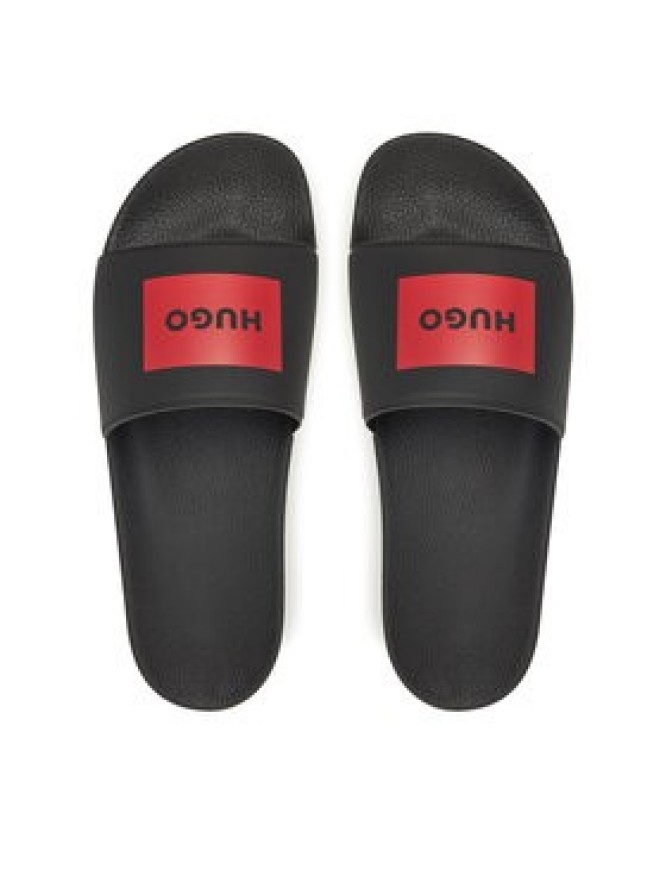HUGO Klapki Timein Slid 50548061 Czarny