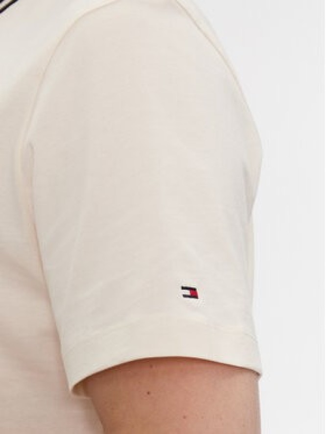 Tommy Hilfiger T-Shirt Laurel MW0MW33681 Beżowy Regular Fit
