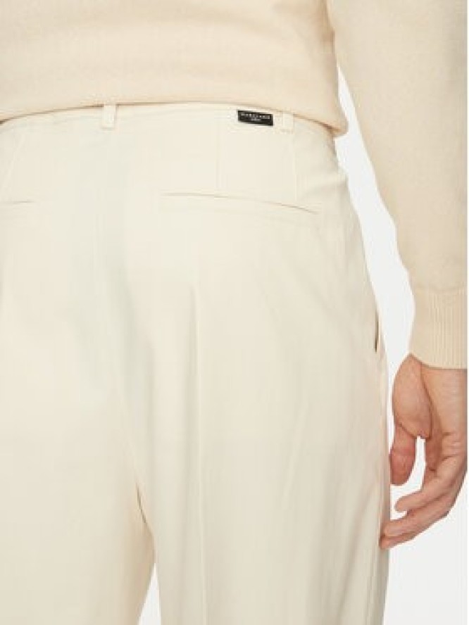 Marciano Guess Spodnie materiałowe 5GHB23 2304Z Écru Regular Fit