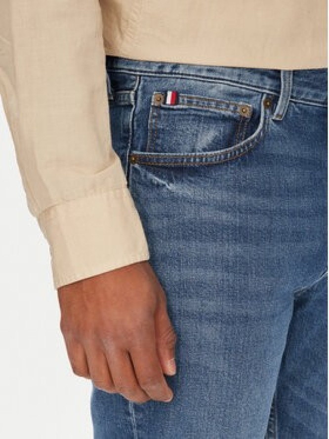 Tommy Hilfiger Jeansy Denton MW0MW39650 Niebieski Straight Fit