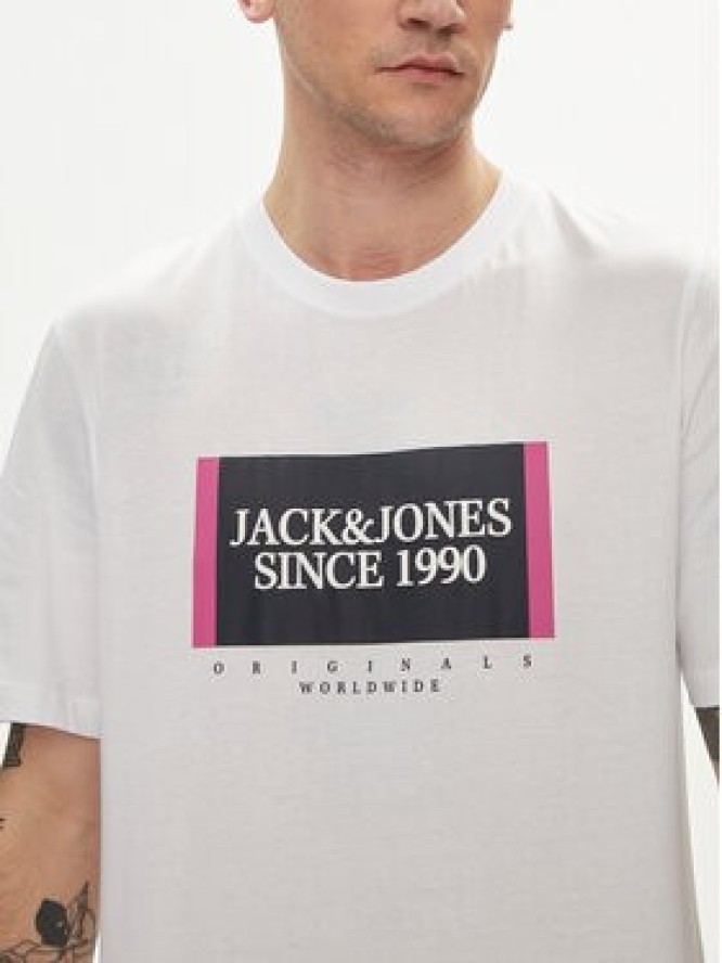 Jack & Jones T-Shirt Lafayette 12252681 Biały Standard Fit
