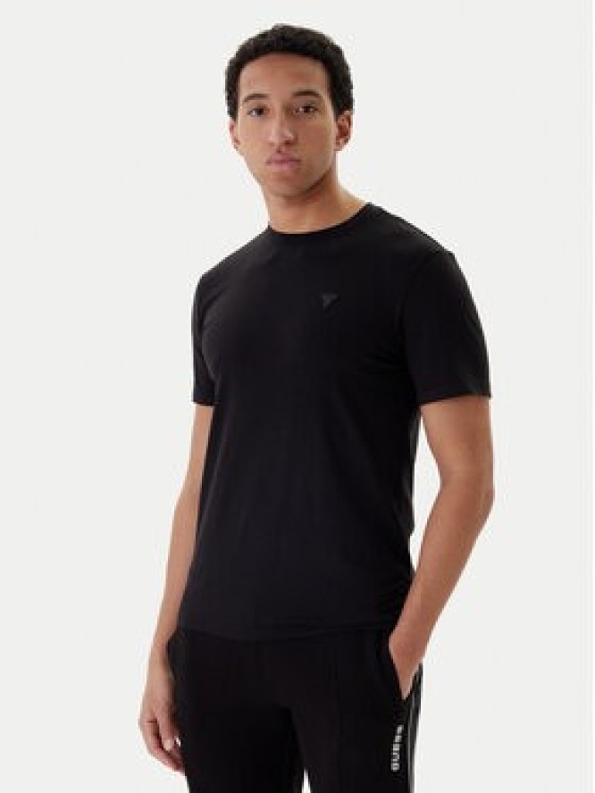 Guess T-Shirt Z2YI12 JR06K Czarny Regular Fit