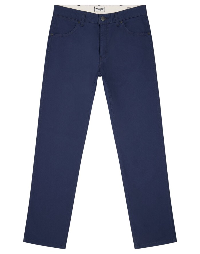WRANGLER GREENSBORO MĘSKIE SPODNIE MATERIAŁOWE CHINO CHINOSY DARK NAVY 112350802 W15Q018200