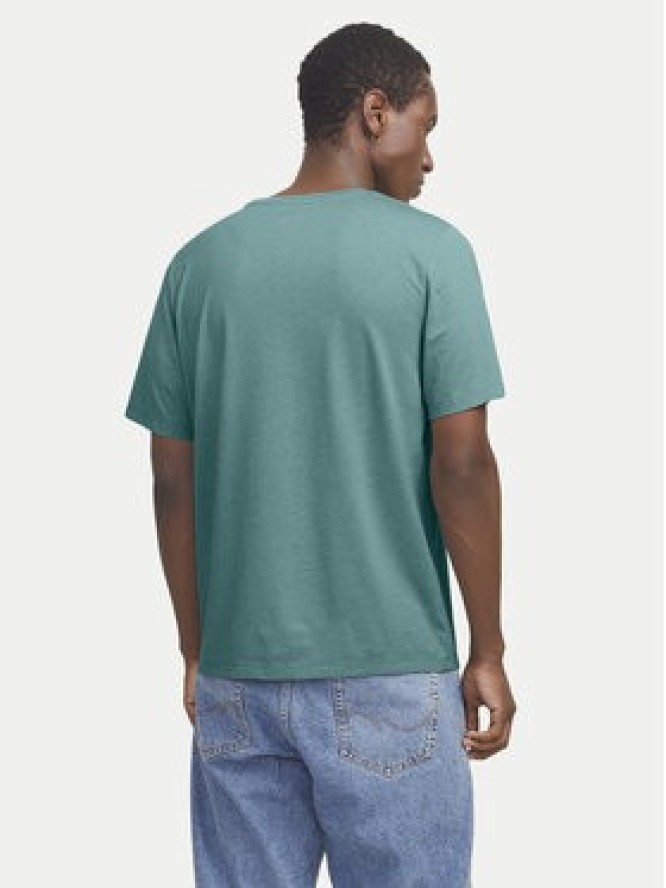 Jack & Jones T-Shirt Paulos 12245087 Turkusowy Regular Fit
