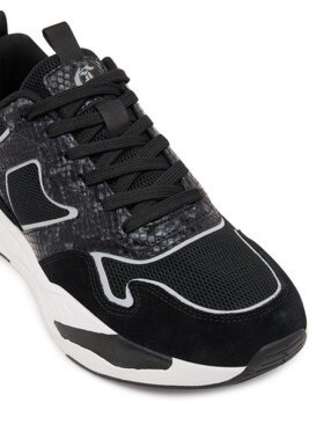 Just Cavalli Sneakersy Fondo Nevada Dis 2 79QA3SD1 ZSD37 Czarny