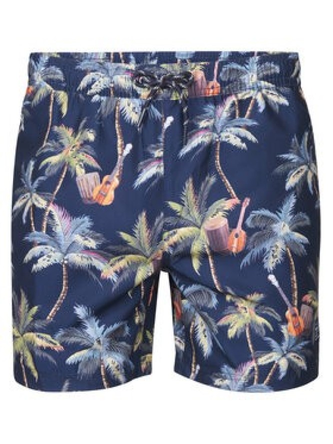 Petrol Industries Szorty kąpielowe M-1050-SWS963 Granatowy Regular Fit