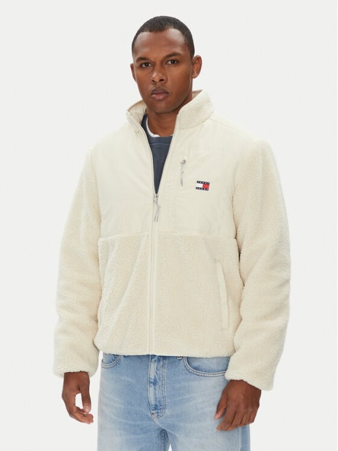 Tommy Jeans Kurtka przejściowa Novelty DM0DM21682 Beżowy Regular Fit