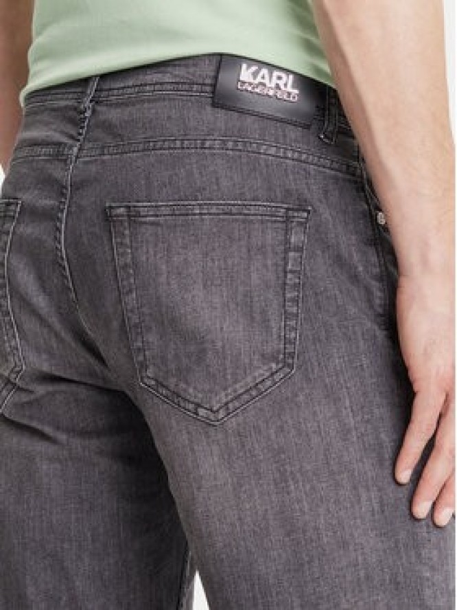 KARL LAGERFELD Szorty jeansowe 265820 552833 Czarny Regular Fit