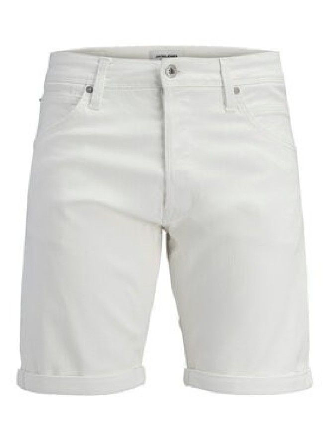 Jack & Jones Szorty jeansowe Rick 12294338 Biały Regular Fit