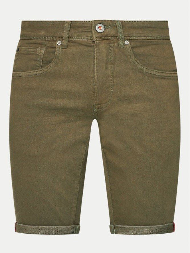 Petrol Industries Szorty jeansowe M-1030-SHO005 Beżowy Regular Fit