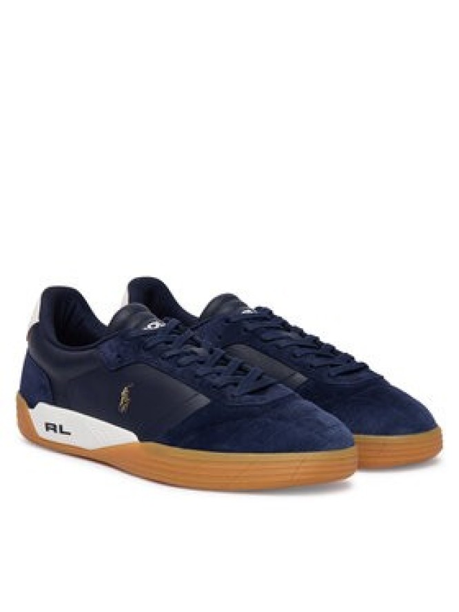 Polo Ralph Lauren Sneakersy 809P07526003 Granatowy