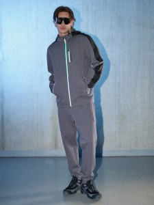 4F Spodnie dresowe joggery męskie - szare XXL