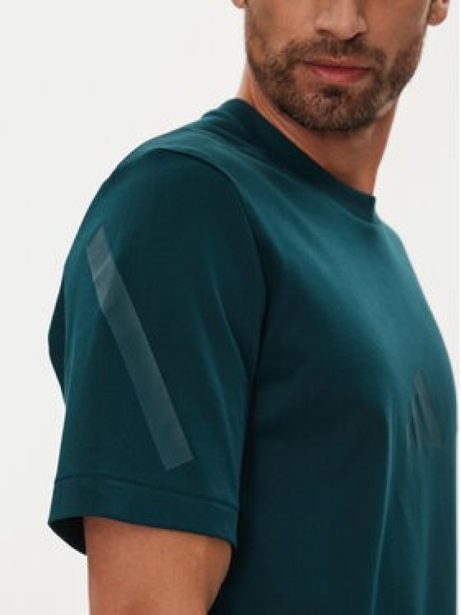 adidas T-Shirt Z.N.E. JW4736 Zielony Regular Fit
