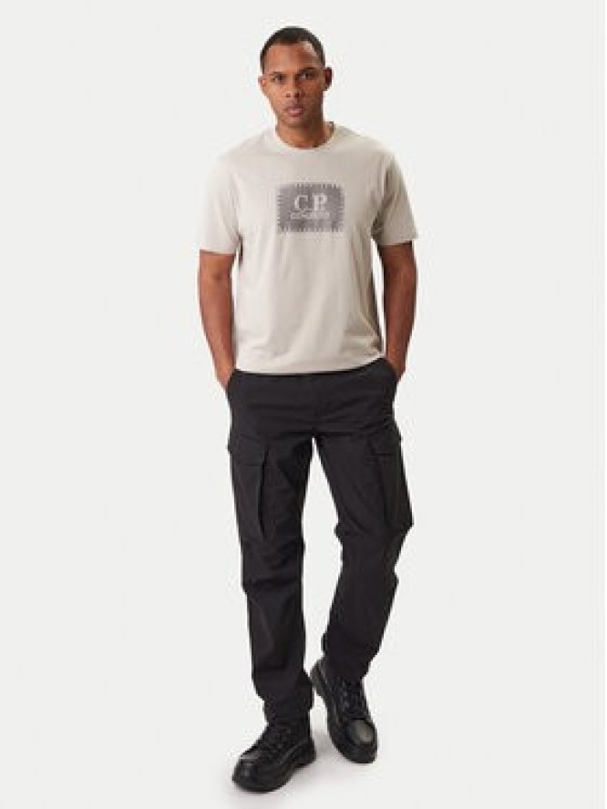 C.P. Company T-Shirt 20CMTS723A005100W Beżowy Regular Fit