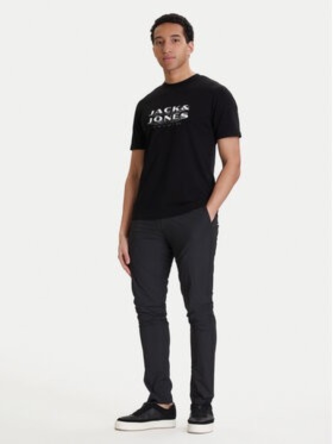 Jack & Jones T-Shirt Fusion 12289880 Czarny Regular Fit