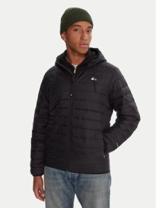 Quiksilver Kurtka przejściowa Scaly Hood EQYJK04189 Czarny Regular Fit