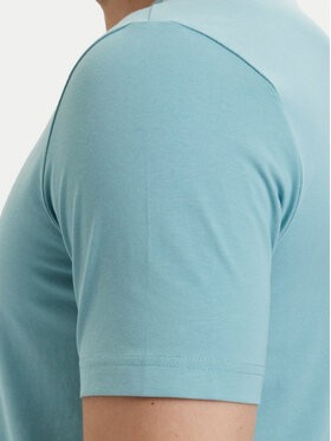 BOSS T-Shirt Tee 50506373 Turkusowy Regular Fit