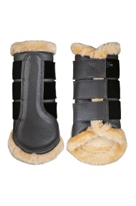 Zamknięte buty dla koni HKM Comfort Premium Fur