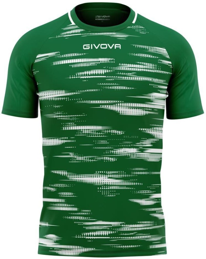 Koszulka sportowa Givova Pixel zielono-biała zielona 2xl