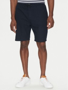 Scotch & Soda Szorty materiałowe 180322 Granatowy Regular Fit