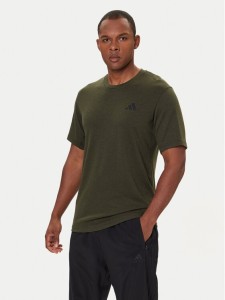 adidas Koszulka techniczna Train Essentials Feelready Novelty JX2755 Zielony Regular Fit