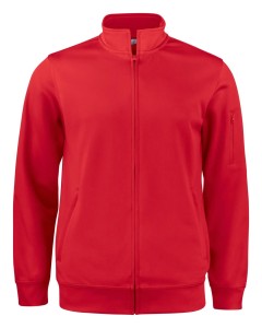 clique Basic Active Kardigan z pełnym zamkiem – red