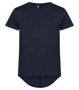 clique T-shirt męski Brooklyn 100% bawełna – dłuższy krój, pionowy szew – Dark