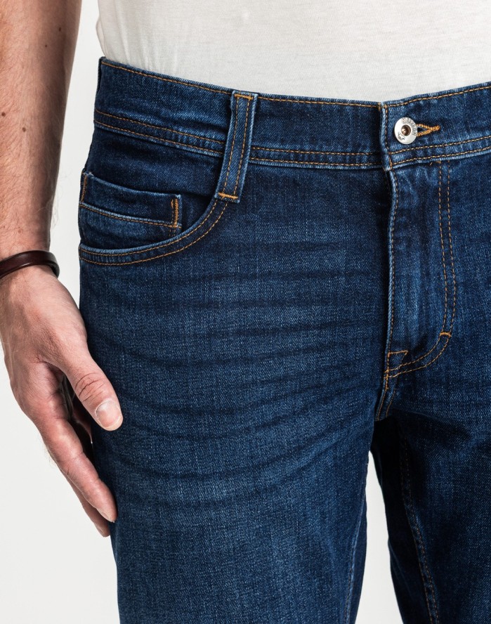 MUSTANG OREGON SLIM MĘSKIE SPODNIE JEANSOWE JEANSY DŻINSY DENIM BLUE 1015041 5000 982