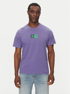 Element T-Shirt ELYZT00492 Fioletowy Regular Fit