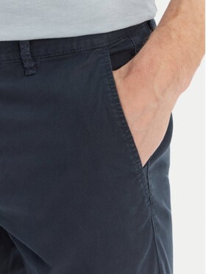 BOSS Chinosy Chino 50554754 Granatowy Slim Fit