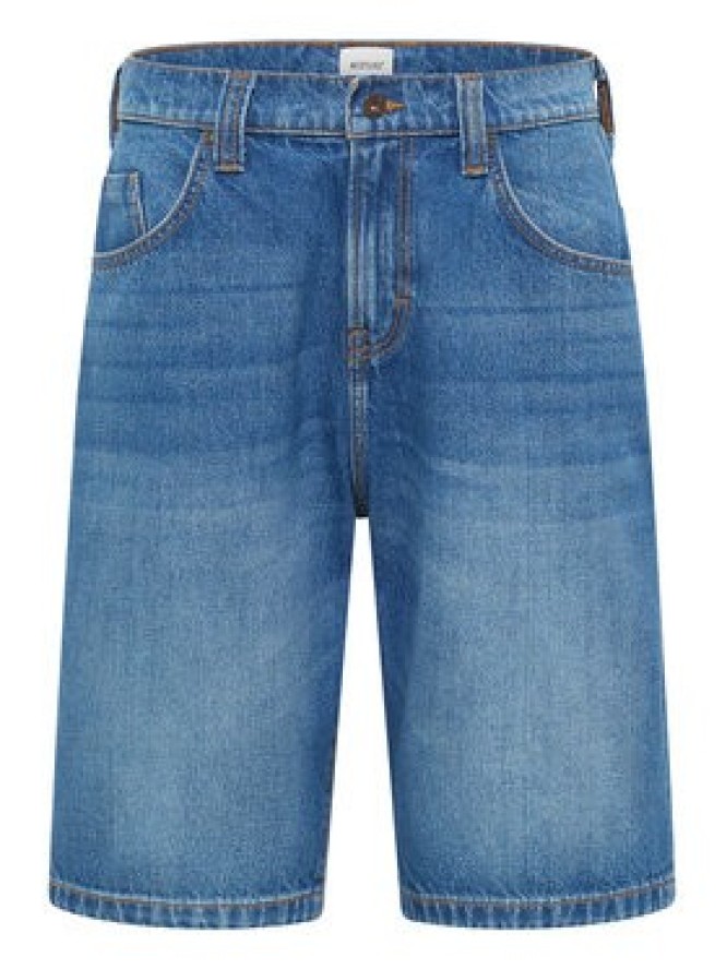 Mustang Szorty jeansowe Jackson 1016457 Niebieski Straight Fit