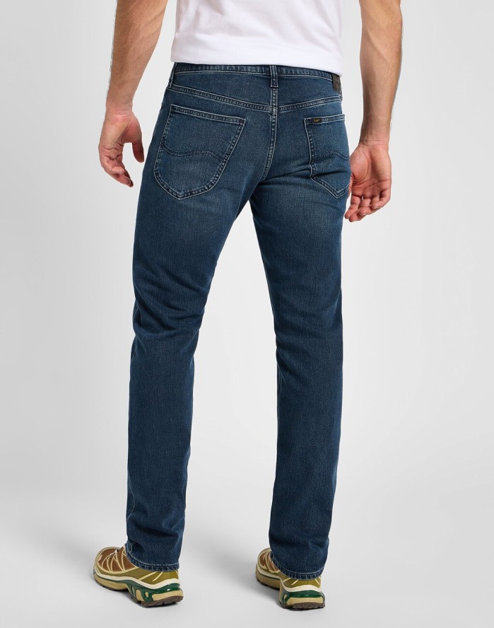 LEE DAREN ZIP FLY MĘSKIE SPODNIE JEANSOWE JEANSY DŻINSY HOLLAND BLUE 112355807 L707008586