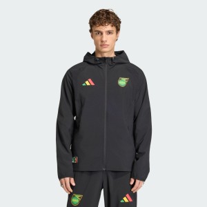 Wiatrówka Jamajka x Bob Marley Tiro Travel z suwakiem na całej długości